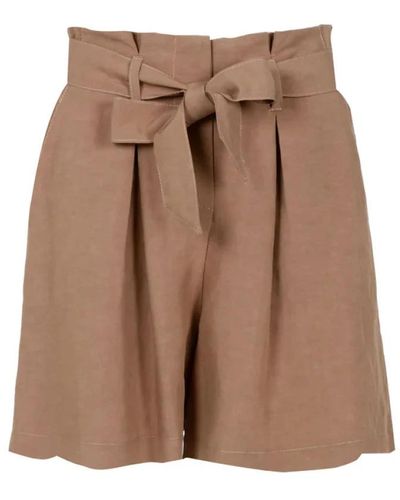 Kaos Shorts con cintura art. qpjtz 009 - Marrón