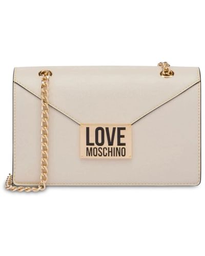 Love Moschino Stilvolle taschen kollektion - Natur