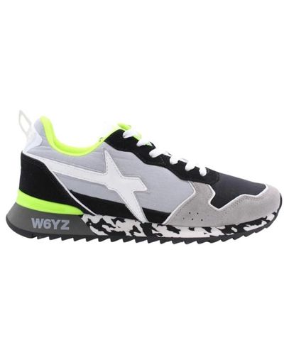W6yz Sneakers bicolor in camoscio - Grigio