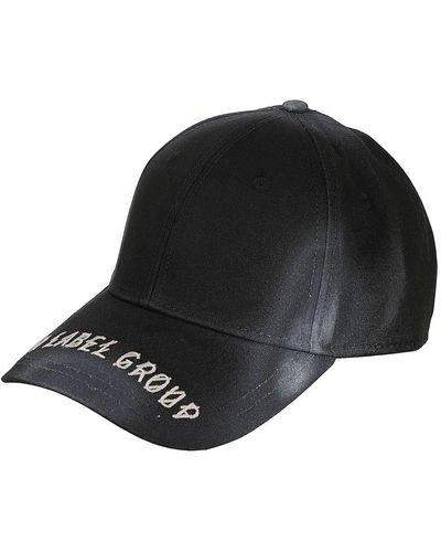 44 Label Group Caps - Black
