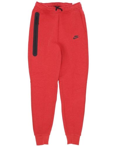 Nike Leichte tech fleece jogger hose - Rot