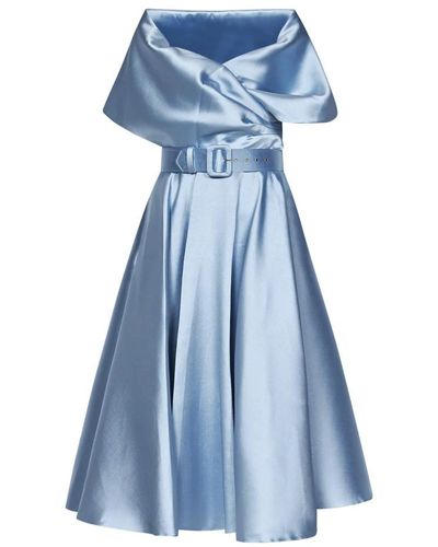 Rhea Costa Midi Dresses - Blue