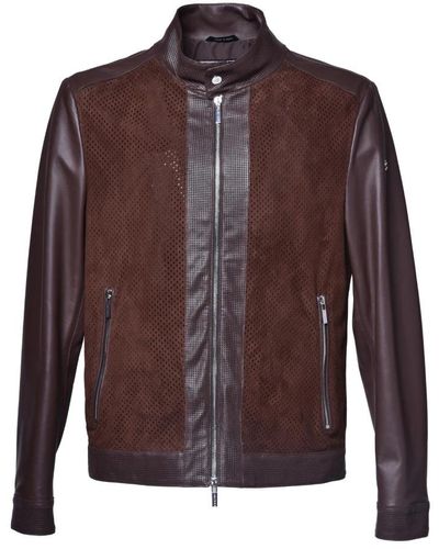 Baldinini Leather Jackets - Brown
