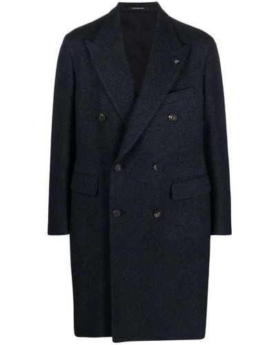 Tagliatore Coats > double-breasted coats - Bleu