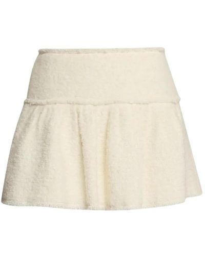 LoveShackFancy Short Skirts - Natural