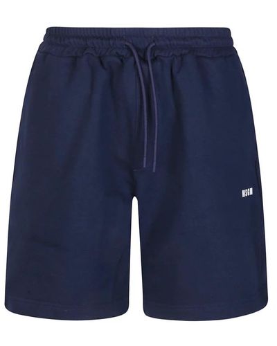 MSGM Casual Shorts - Blue