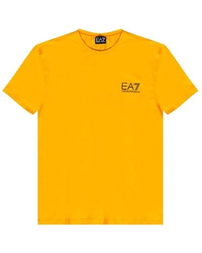 EA7 T-Shirts - Yellow