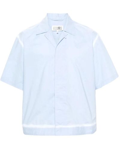 MM6 by Maison Martin Margiela Short Sleeve Shirts - Blue