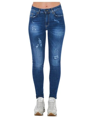 Frankie Morello Blaue skinny denim jeans