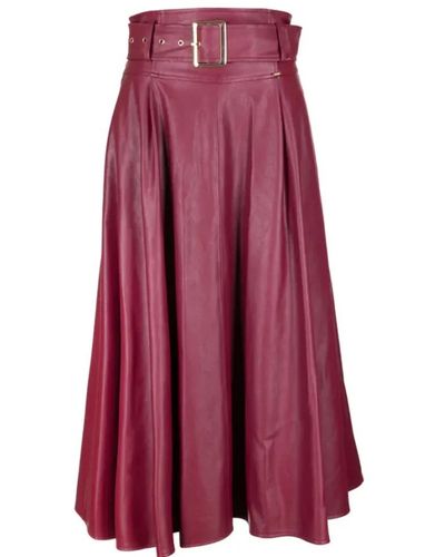 Fracomina Midi Skirts - Purple
