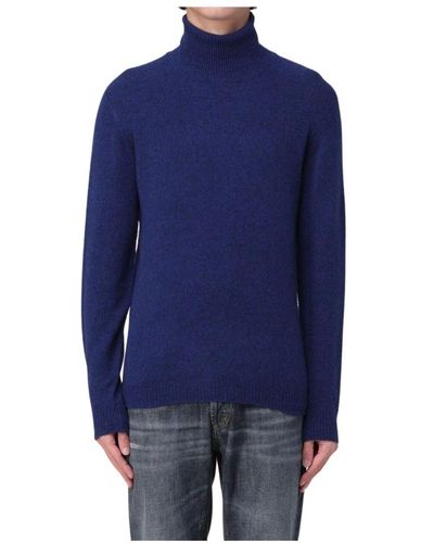 Roberto Collina Klassischer hochgeschlossener sweatshirt - Blau