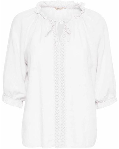 Cream Blouses & shirts > blouses - Blanc