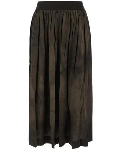Uma Wang Midi skirts - Negro