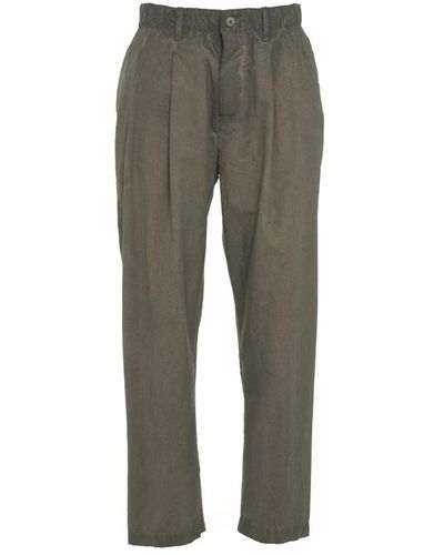Transit Straight Trousers - Green