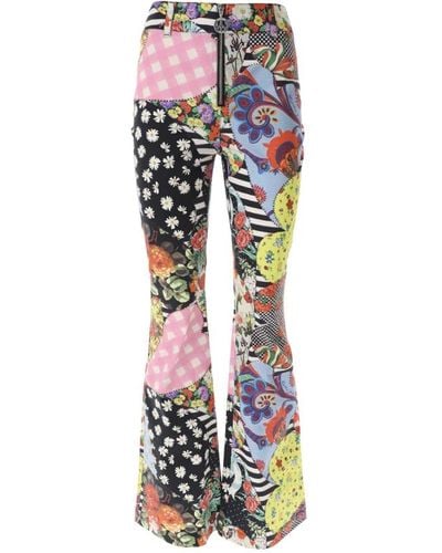 Moschino Wide Trousers - Multicolour