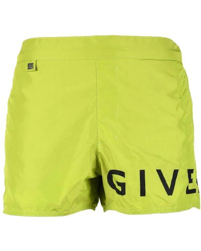 Givenchy Costume da bagno verde mela uomo - Giallo