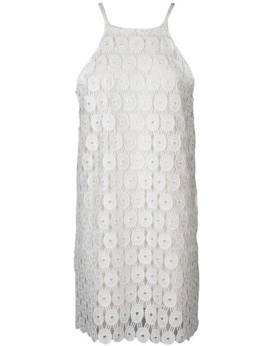 Erika Cavallini Semi Couture Sleeveless Tops - White