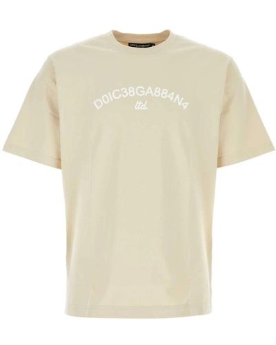 Dolce & Gabbana T-shirts - Natur
