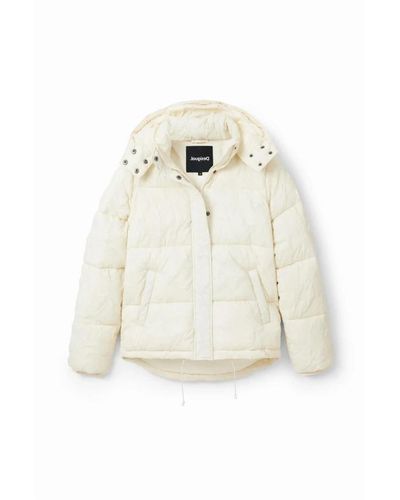 Desigual Jackets > down jackets - Blanc