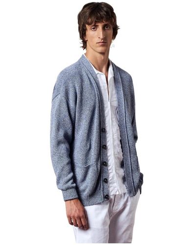 Massimo Alba Knitwear > cardigans - Bleu