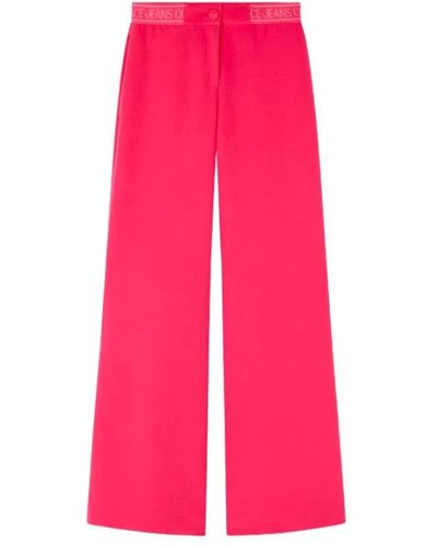 Versace Jeans Couture Wide Trousers - Pink
