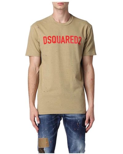 DSquared² T-Shirts - Natural