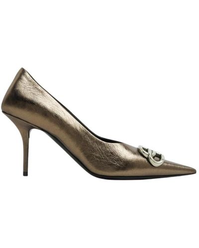 Balenciaga Court Shoes - Metallic