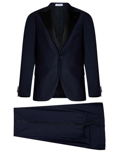 Boglioli Single Breasted Suits - Blue