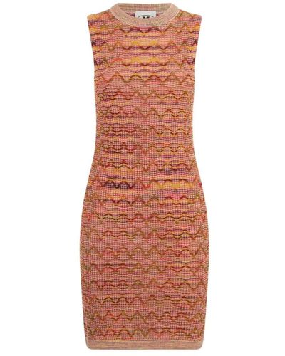 M Missoni Knitted Dresses - Brown