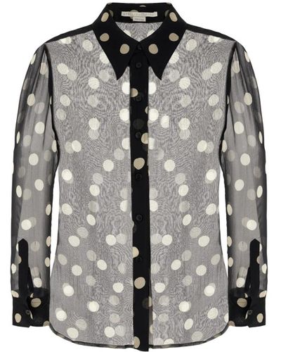 Stella McCartney Camisas elegantes para hombres y mujeres - Negro