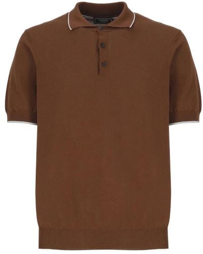 Peserico Polo Shirts - Brown