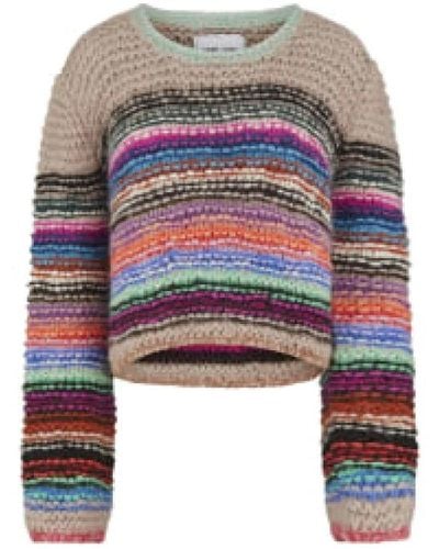 DAWNxDARE Round-Neck Knitwear - Multicolour