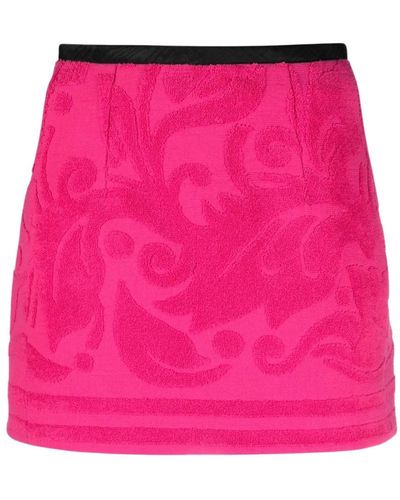 Marine Serre Short Skirts - Pink