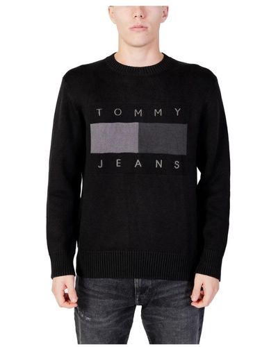 Tommy Hilfiger Round-Neck Knitwear - Black