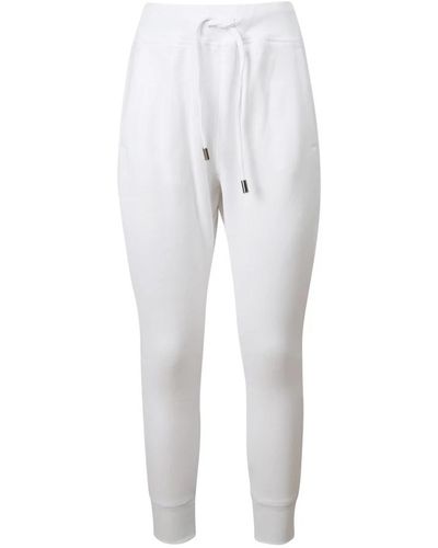 DSquared² Pantalones blancos de algodón ajustados - Gris