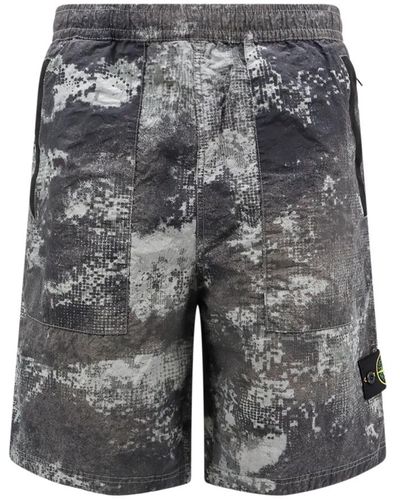 Stone Island Shorts - Grau