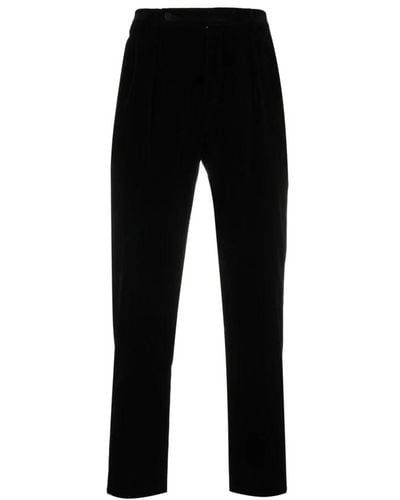 Saint Laurent Straight Pants - Black
