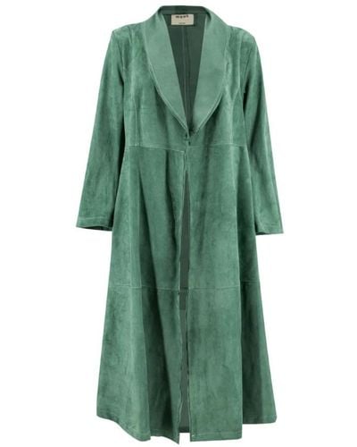 Mono Single-Breasted Coats - Green