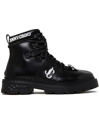 Jimmy Choo Shoes > boots > lace-up boots - Noir