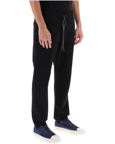 Vivienne Westwood Jogginghose aus bio-baumwolle mit gesticktem orb-logo - Schwarz