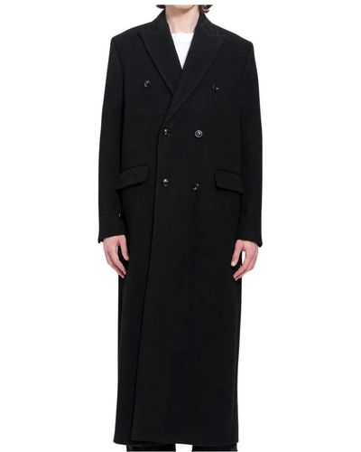 Amiri Coats > double-breasted coats - Noir
