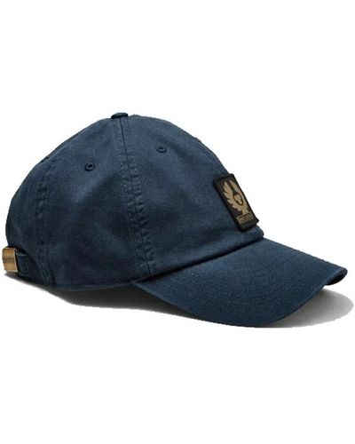 Belstaff Phoenix logo cappello navy - Blu
