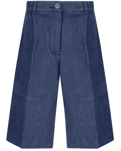 Gucci Shorts > denim shorts - Bleu