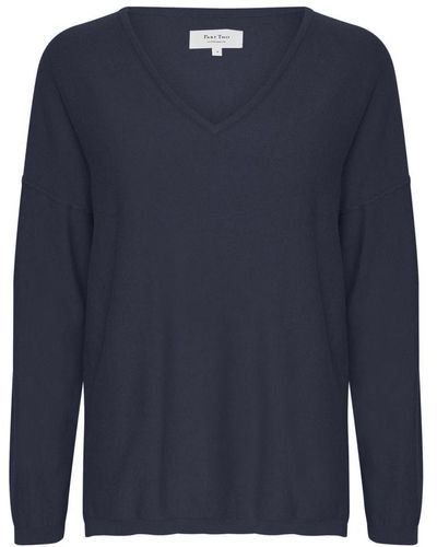 Part Two V-neck knitwear - Azul