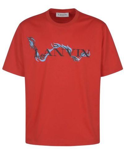 Lanvin Cny oversized t-shirt - Rot