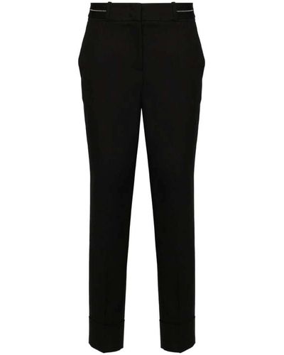 Peserico Cropped trousers - Negro