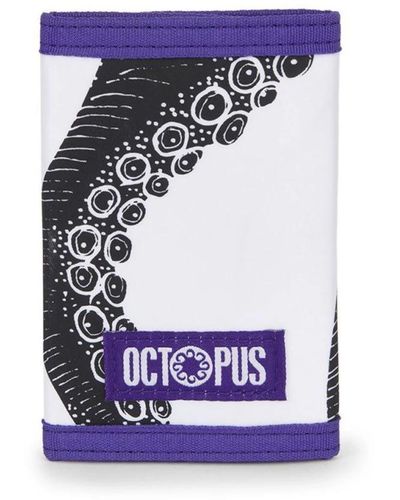 Octopus Original geldbörse - weiß baumwolle - Blau