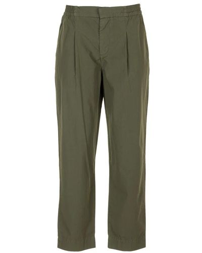 Alpha Studio Cropped trousers - Verde