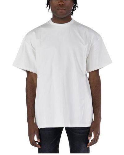 Jil Sander Doppellagiges t-shirt - Weiß