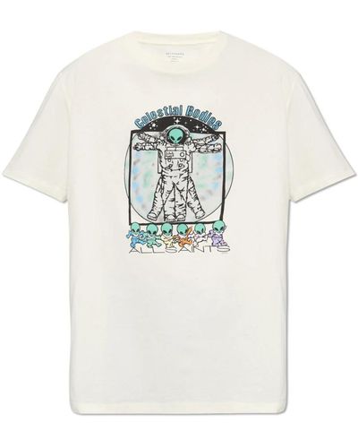 AllSaints 'bodies' bedrucktes t-shirt - Weiß